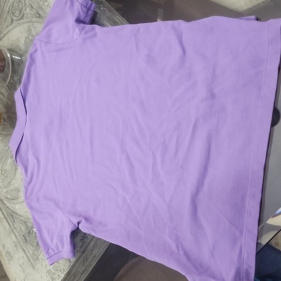 Polo Ralph Lauren Purple Polo Shirt with Green Logo S - Picture 7 of 9